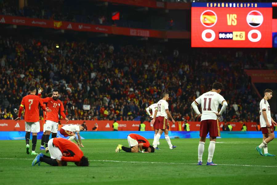 Espanha e Egito empataram a zero no Estádio RCDE