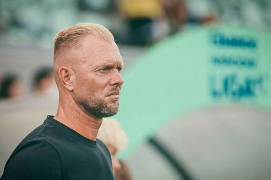 Trenér MFK Karviná Roman West.