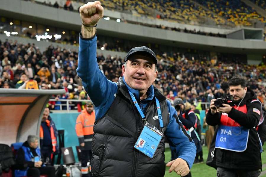 Gică Hagi la meciul cu FCSB