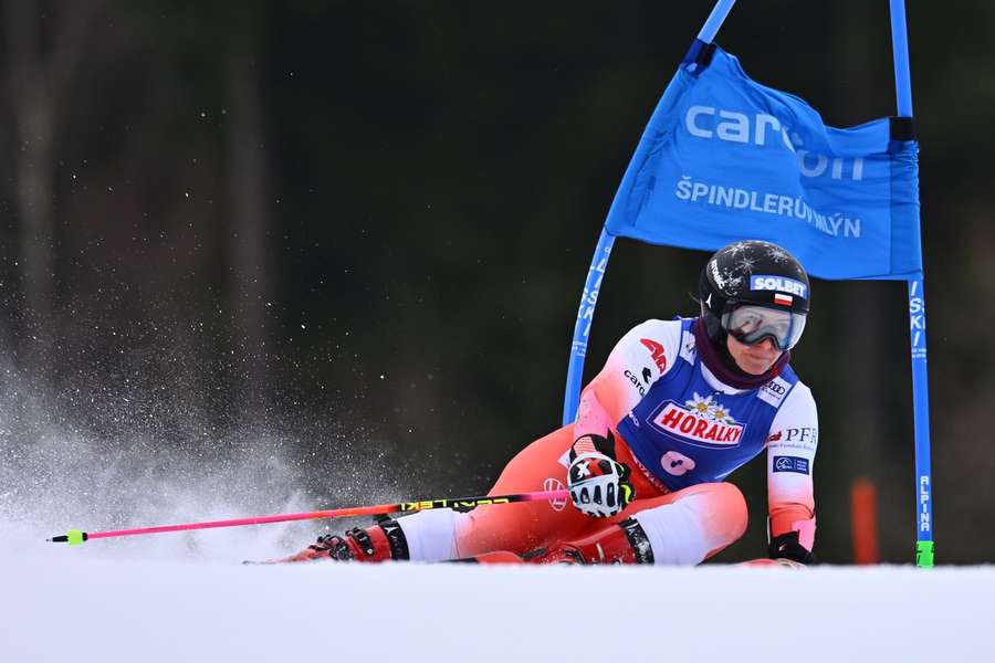 Maryna Gąsienica-Daniel upadła i nie ukończyła giganta w Szpindlerowym Młynie