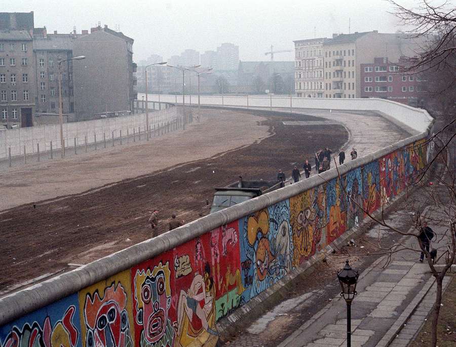 Muro de Berlim em 1986