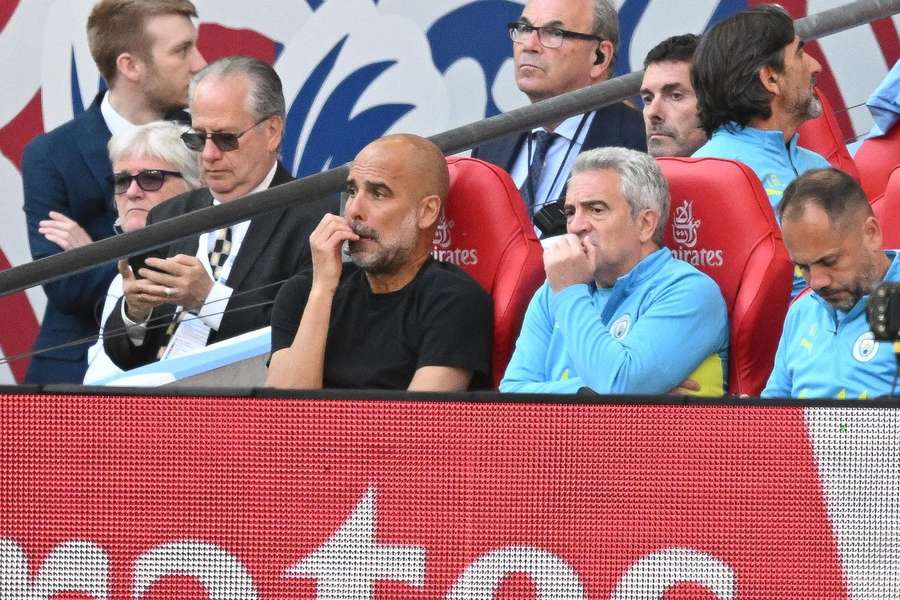 Pep Guardiola will mit Manchester City zumindest über die Liga die Champions League erreichen.