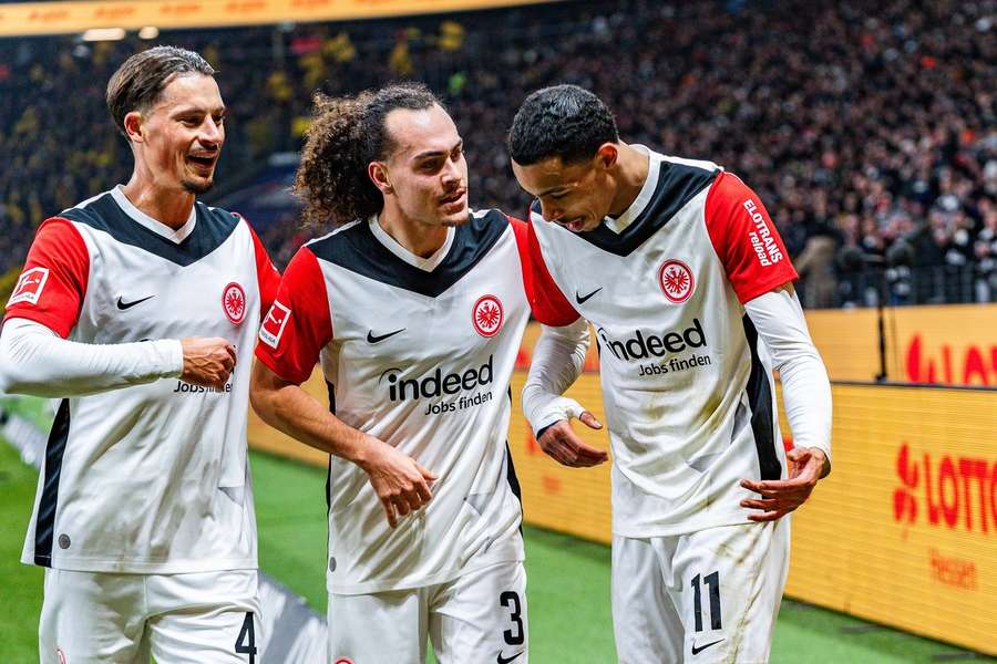 Frankfurt claimed the win against Dortmund