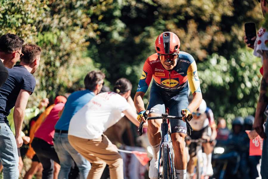 Matthias Vacek během letošního Giro d'Italia.