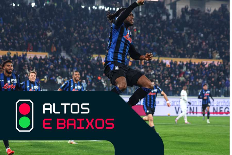 Atalanta lidera a Serie A depois da vitória sobre o AC Milan