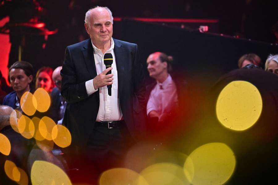 Uli Hoeneß bei ein "Herz für Kinder."