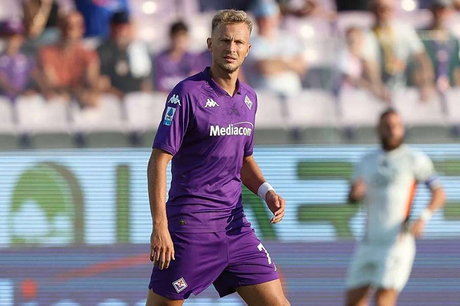 Antonín Barák v dresu Fiorentiny.