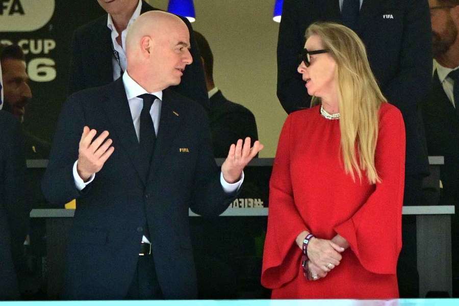 Infantino (l.) während dem Spiel zwischen Belgien und den USA