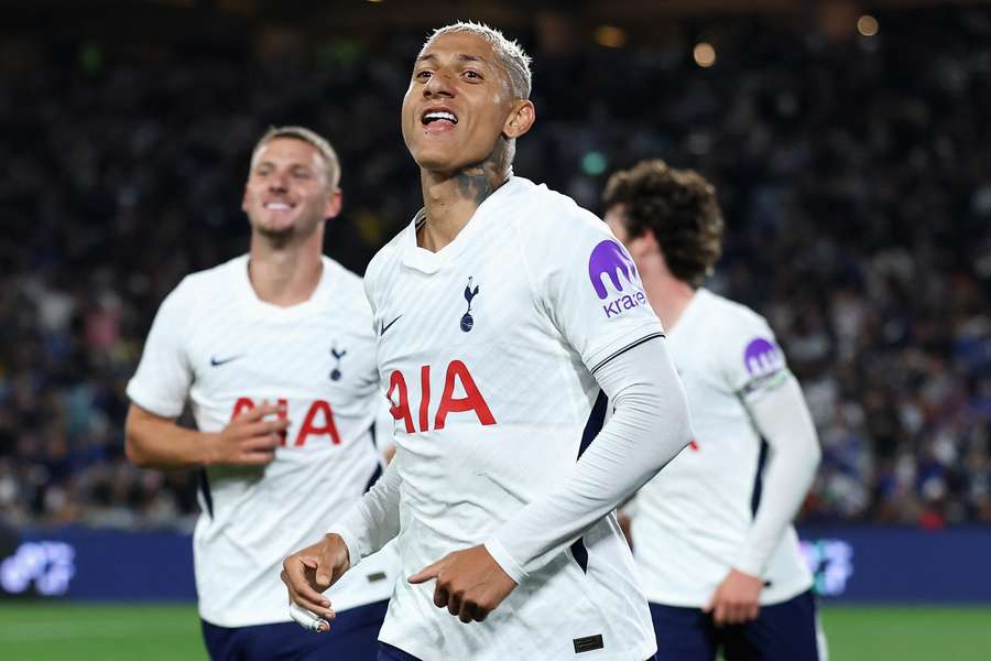 Richarlison fez o gol da vitória em amistoso na Austrália
