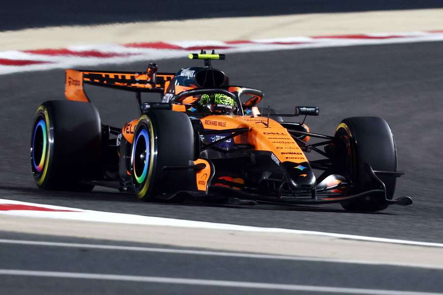 McLaren's Lando Norris is defending his Australian Grand Prix title
