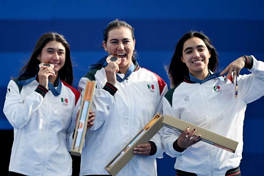 Ángela Ruiz, Alejandra Valencia y Ana Vázquez 