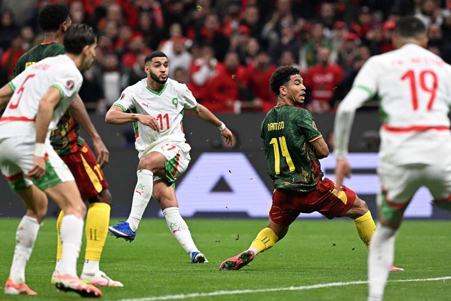 Ismael Saibari scores Morocco's second