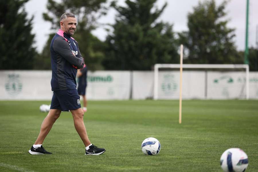 Rui Borges, treinador do Sporting