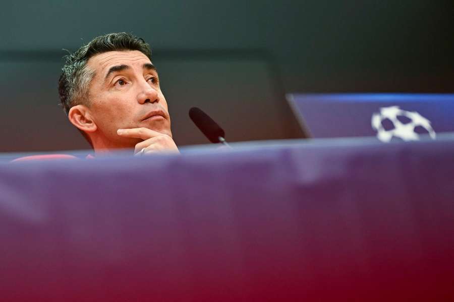 Lage during his press conference