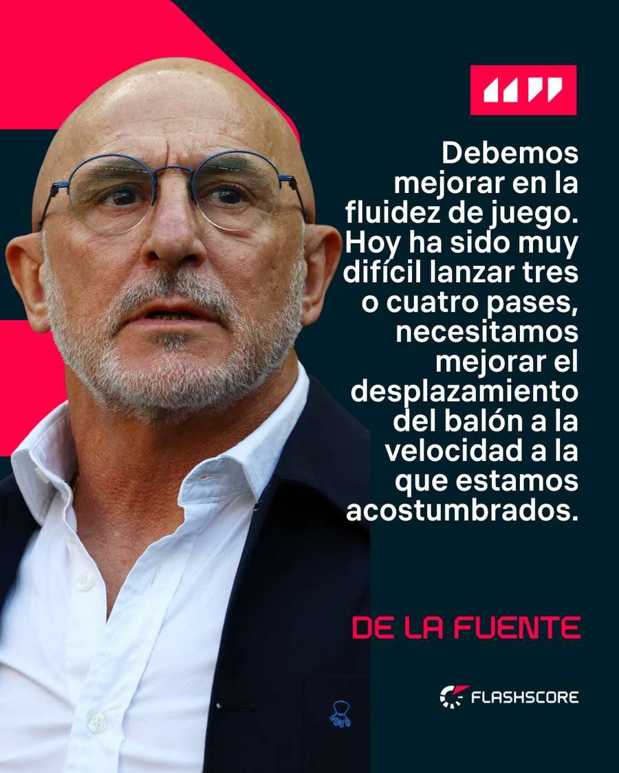 Las palabras de De la Fuente