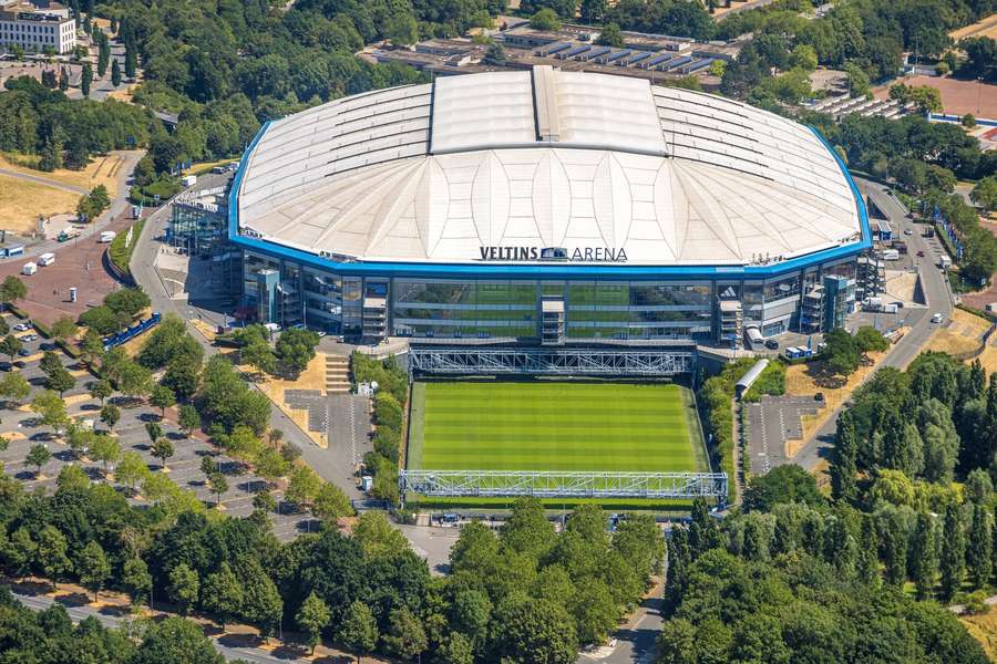 Die Veltins Arena in Gelsenkirchen Die Veltins Arena in Gelsenkirchen