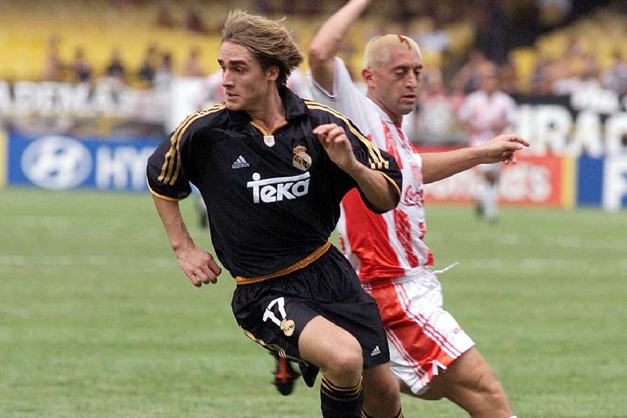 Javier Dorado, en un partido contra el Necaxa en el primer Mundial de clubes en Maracaná