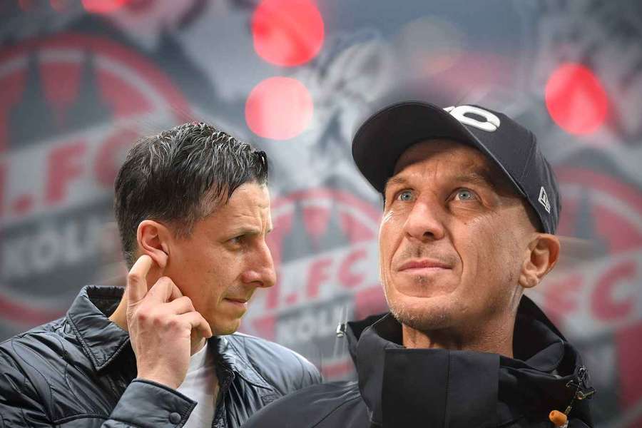Christian Keller (l.) und Gerhard Struber (r.) mussten den FC verlassen