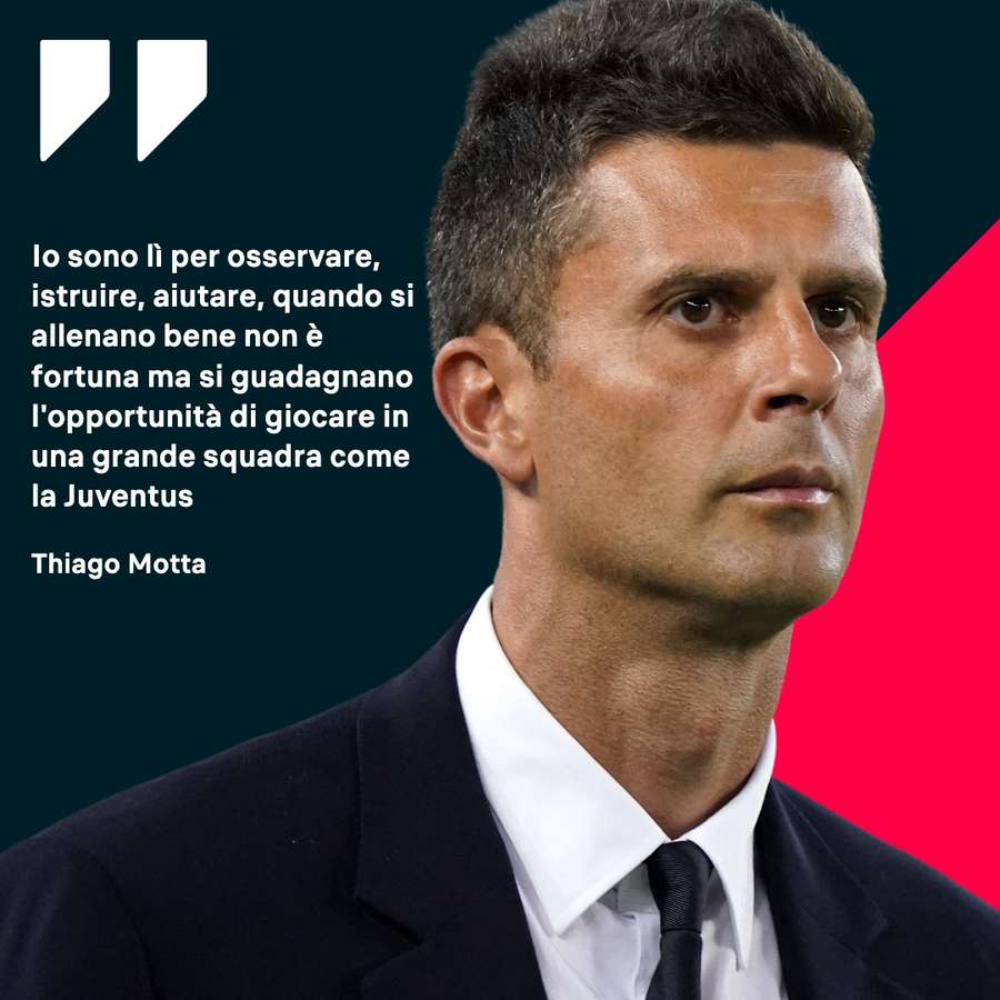 Le parole di Thiago Motta