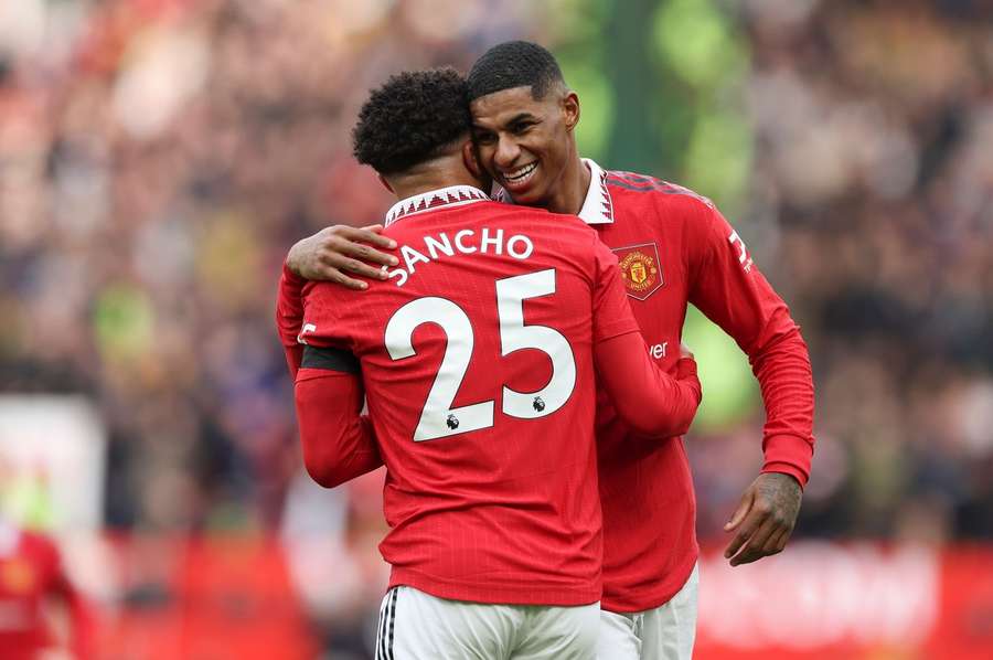 Rashford so Sanchom sa postarali o všetky zásahy United.