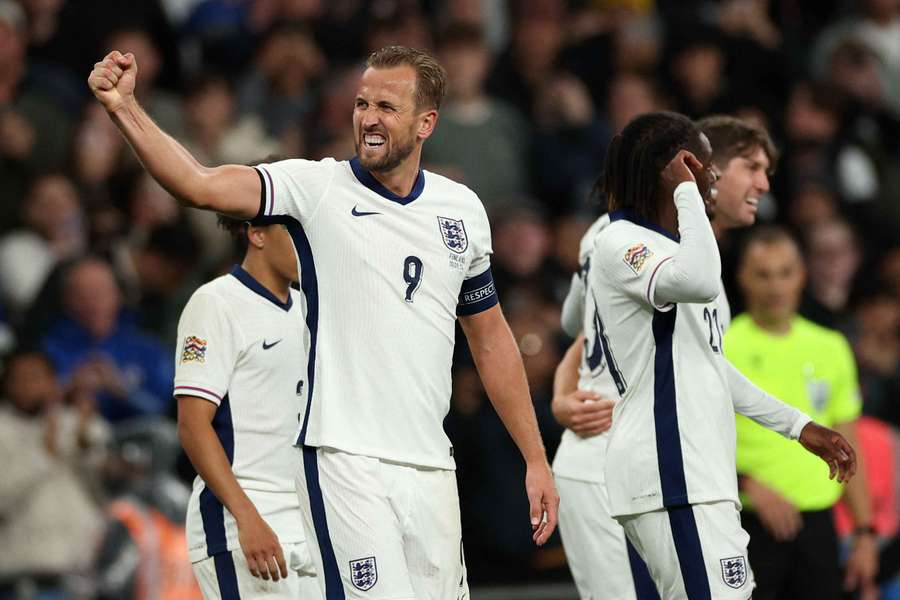 Harry Kane speelde zijn 100ste interland voor Engeland en maakte twee goals