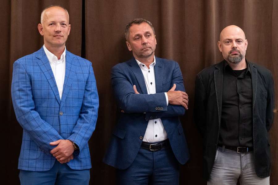 Ondřej Tomek, Ivo Ulich a Radek Šenk.