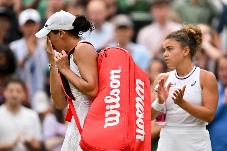 Keys deixou a Quadra Um de Wimbledon chorando após lesão