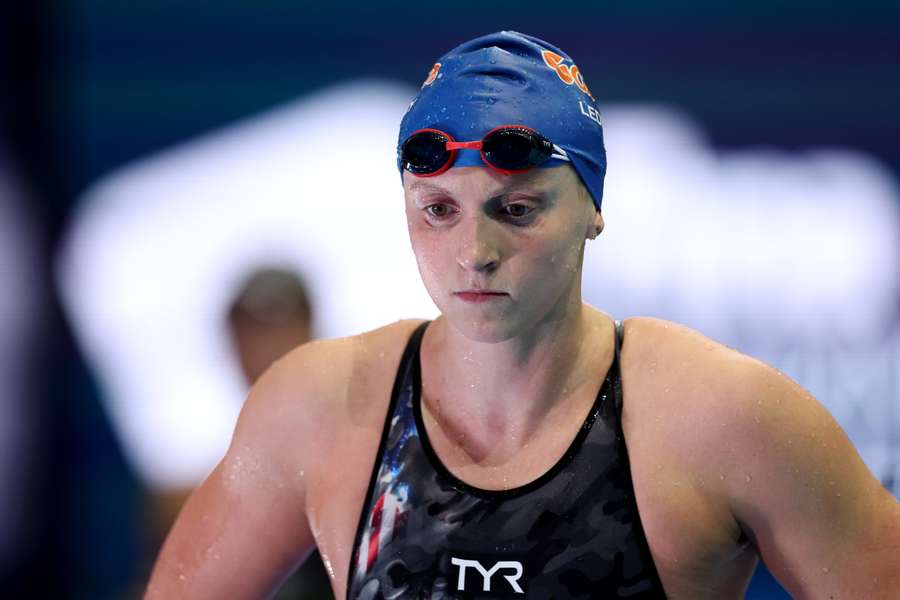  Ledecky efter at have sat verdensrekorden