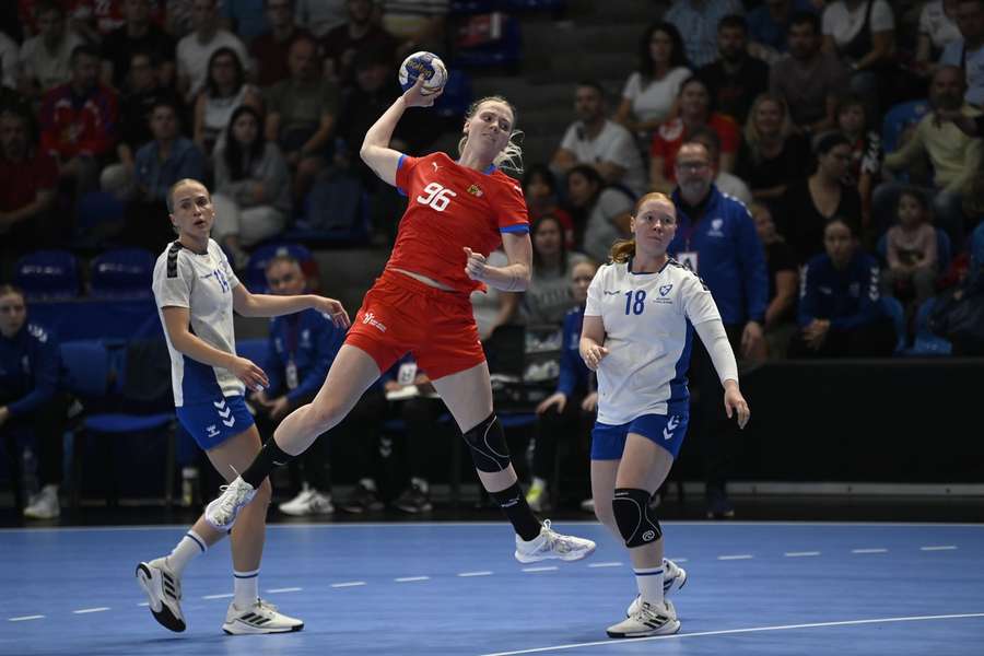 Charlotte Cholevová nasázela do finské sítě osm branek.