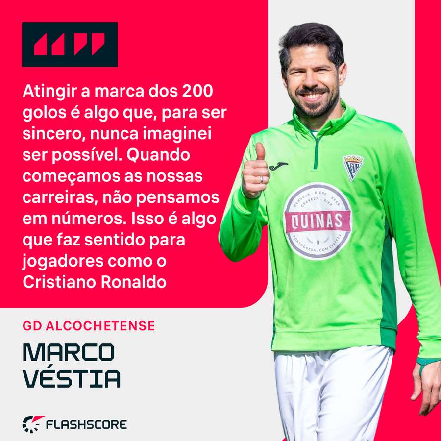 Marco Véstia em destaque no Alcochetense Marco Véstia em destaque no Alcochetense