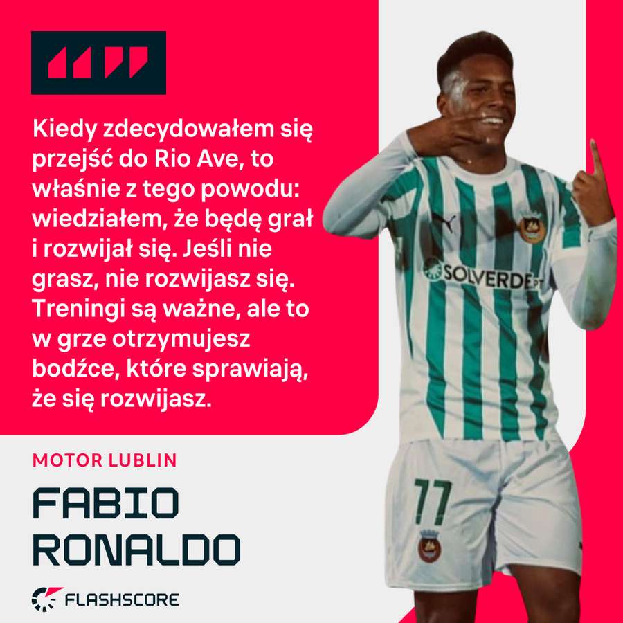 Fábio Ronaldo jest wdzięczny Rio Ave Fábio Ronaldo jest wdzięczny Rio Ave