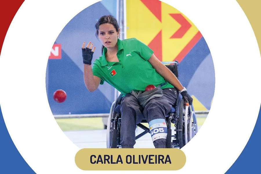 Carla Oliveira campe da Europa de boccia Ana Correia prata e