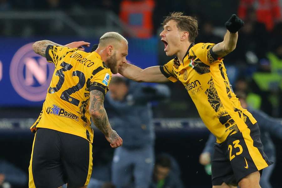 Dimarco fez o gol da Inter de Milão Dimarco fez o gol da Inter de Milão