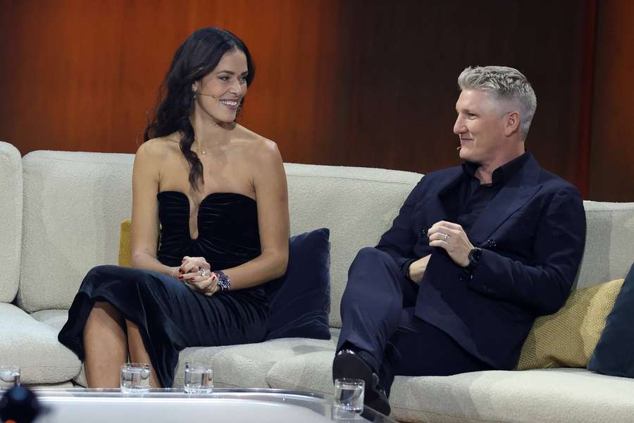 Ana Ivanovic (l.) und Bastian Schweinsteiger waren vor kurzem bei der Fernsehshow "Wetten, dass..?" zu Gast.