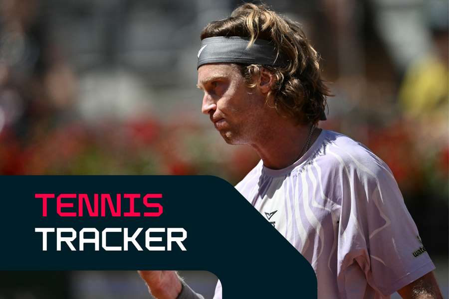 Rublev is in action
