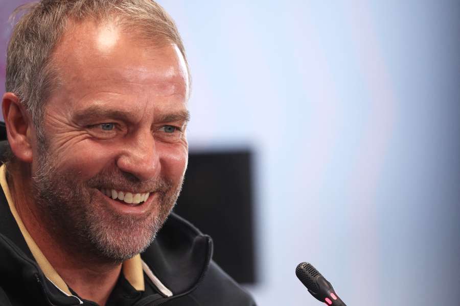 Hansi Flick during a recent a press conference