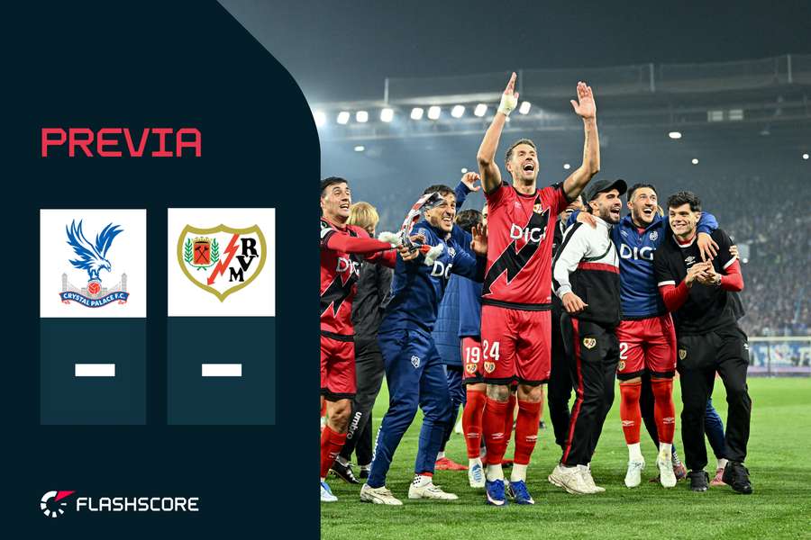 Los jugadores del Rayo celebran su pase a la final