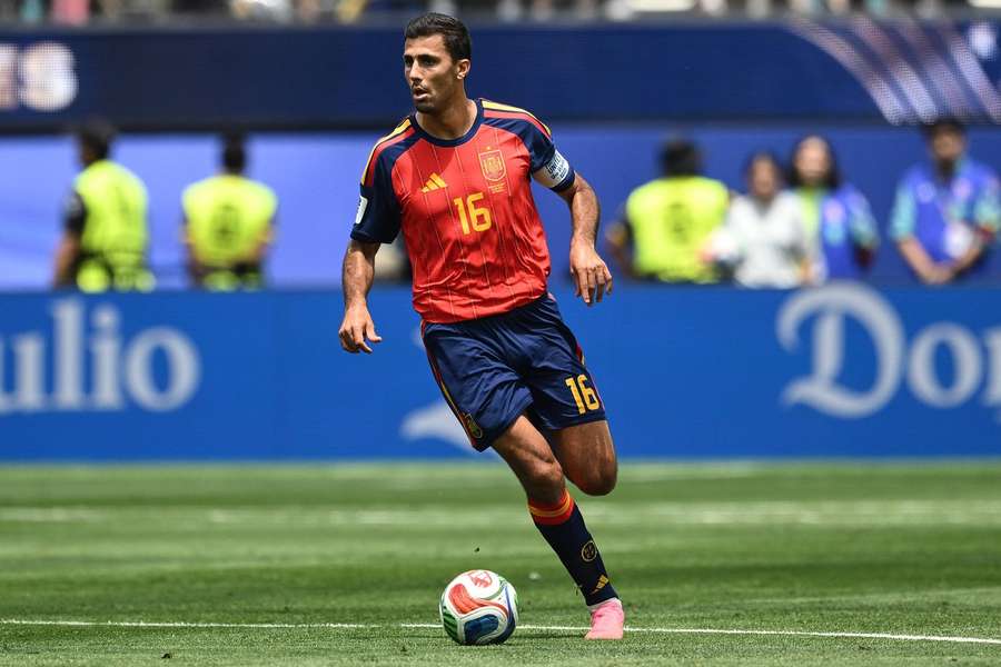 Rodri en acción con España en el Mundial 2026 Rodri en acción con España en el Mundial 2026