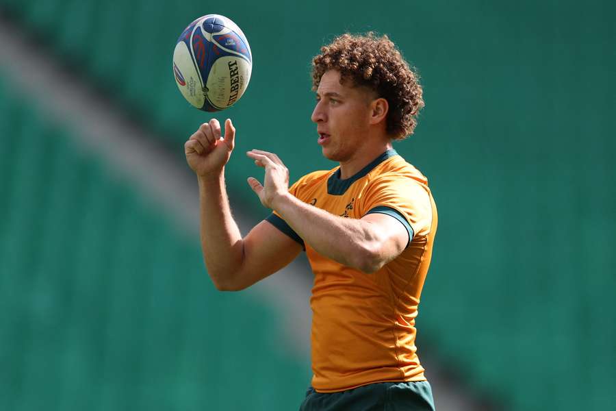Mark Nawaqanitawase representing the Wallabies at the 2023 World Cup. Mark Nawaqanitawase representing the Wallabies at the 2023 World Cup.