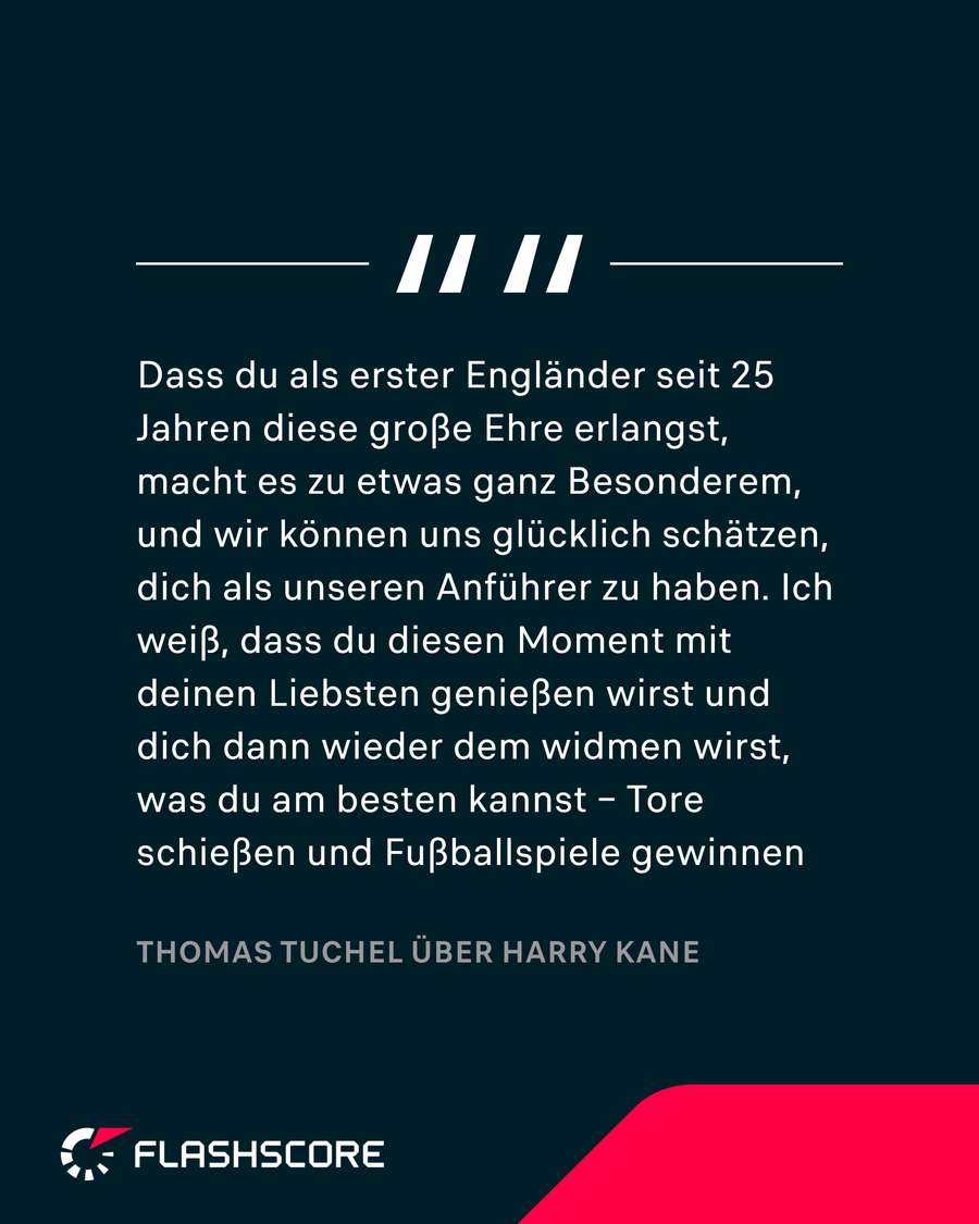 Tuchel über Kane Tuchel über Kane