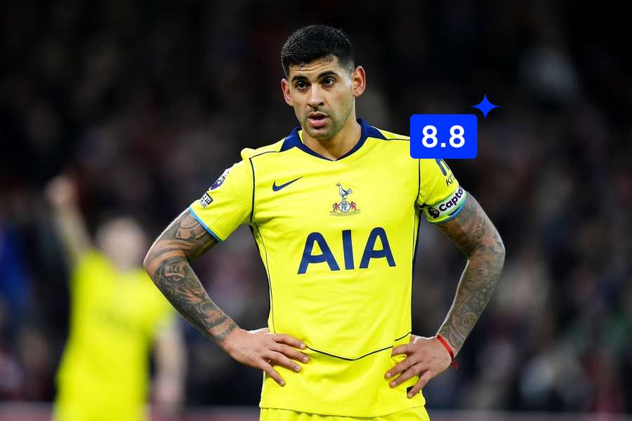 Romero in action for Spurs