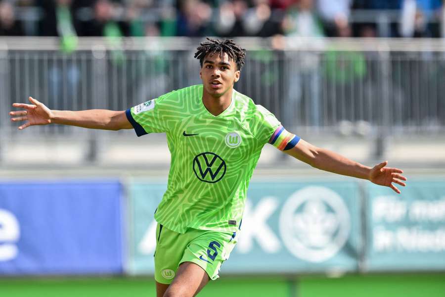 David Odogu of VfL Wolfsburg