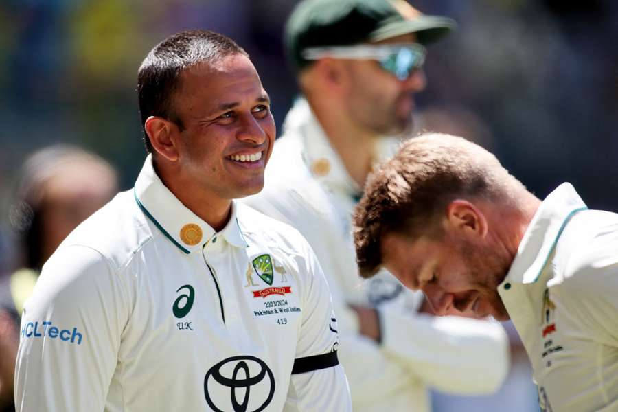 Khawaja was penalised for wearing a personal message