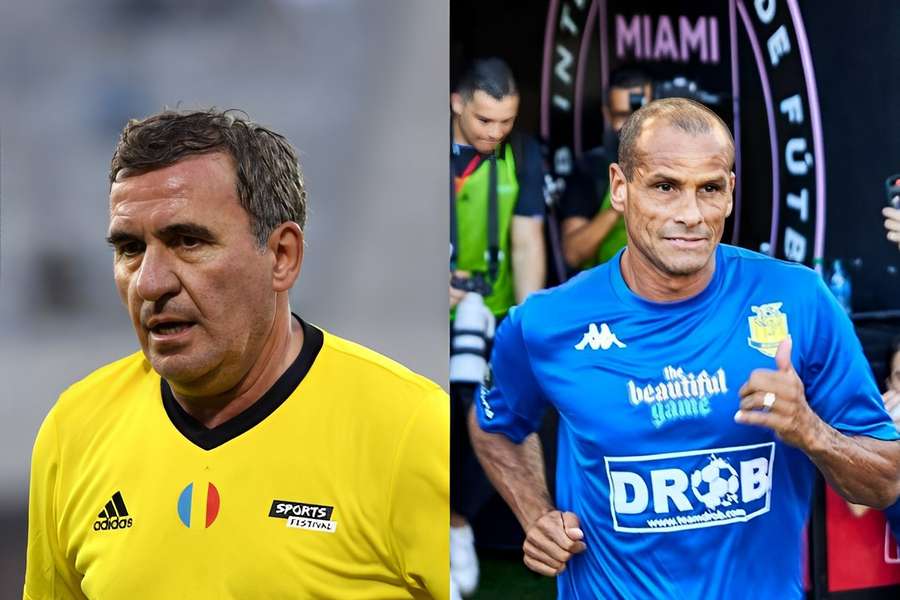 Gheorghe Hagi și Rivaldo