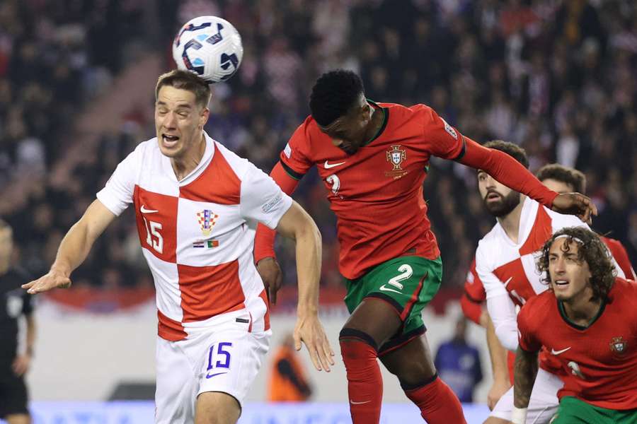 Pasalic y Semedo en el Croacia-Portugal