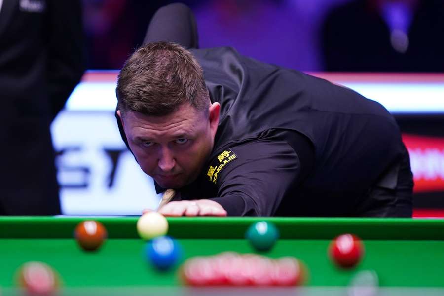 Kyren Wilson during The Johnstones Paint Masters Snooker quarter-final against Luca Brecel