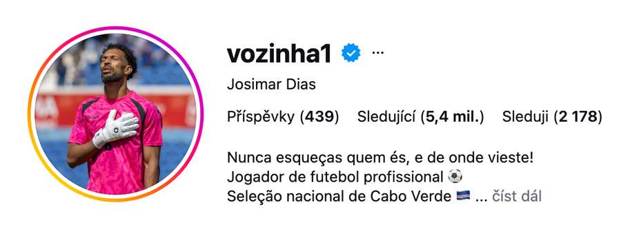 Vozinha a jeho Instagram.