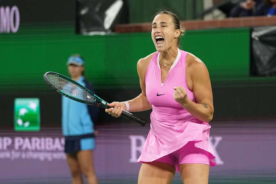 Aryna Sabalenka ontsnapte aan een handvol matchpoints van haar tegenstander