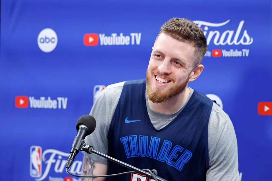 Isaiah Hartenstein vor dem ersten Spiel der NBA Finals