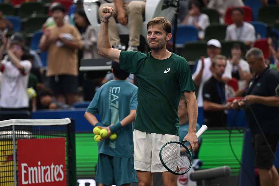 Goffin après sa victoire ce vendredi.